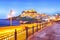 Wonderfull evening view of Medieval town of Castelsardo