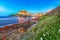 Wonderfull evening view of Medieval town of Castelsardo