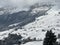 A wonderfully beautiful winter setting with a fresh snow cover in the Swiss Alps and above the Lake Walen or Lake Walenstadt