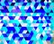 A wonderfully glorious digital pattern of blue and white triangles