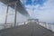 Wonders Way Walkway Dock in Charleston South Carolina in Fog