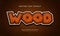 Wood 3d text style effect themed wooden texture of forest
