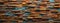 Wood aged art architecture texture abstract block stack on the wall for background, Abstract colorful wood texture for backdrop.