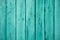 Wood background texture. Wooden surface, old boards, blue-green paint, blank retro template for advertising lettering