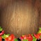 Wood Background With Vegetables