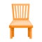 Wood Chair isolated illustration