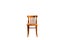 Wood chair on white isolation with clipping path.