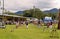 Wood Chopping Event At Country Show