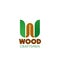 Wood craftsman vector badge