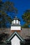 Wood Cupola Under Blue Skies