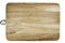 A wood cutting board.