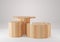 Wood cylinder shape background