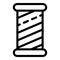 Wood cylinder thread icon, outline style