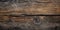 Wood dark texture background, old barn knotted timber with crack, generative AI