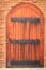 Wood door vintage style