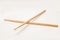 Wood Drumsticks isolated in white background