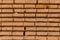 Wood factory stock and lumber board with nature business export. Stack of lumber wood in timber log storage. Wood