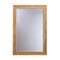 Wood frame glass mirror