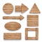 Wood geometric boards and elements