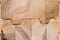 Wood Glued timber close up. Wooden grain timber end background. Glued pine timber beams. Wood for building a house. Building