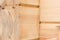 Wood Glued timber close up. Wooden grain timber end background. Glued pine timber beams. Wood for building a house. Building