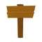 wood guidepost icon