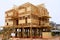 Wood house contruction, american wooden structure