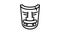 Wood idol mask icon animation