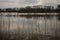 Wood Jetty by the Water Sky Clouds Pier Lake Trees Forest