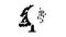 Wood Land Growth Natural Tree glyph icon animation