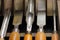 Wood lathe chisel set