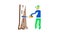 Wood Logging Industry Icon Animation