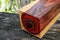 Wood logs of Burmese rosewood