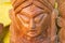 Wood made Goddess Durga, Indian handicrafts fair