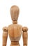 Wood mannequin closeup