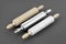 Wood, metal and marble rolling pins