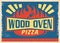 Wood oven authentic Italian pizza