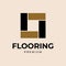 Wood parquet flooring vinyl granite tile logo vector illustration design