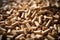 Wood pellets background