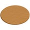 Wood Plank Oval Ellipse Signage Board Illustration Vector