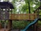 Wood play structure