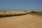 Wood Poles Holding Back Sand Dunes on Durban Beachfront