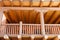 Wood Porch on Adobe Building