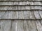 Wood roofing pattern detail