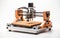 Wood Routing Machine isolated on transparent background.