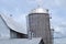 Wood silo farming agriculture weathered gray vintage rustic rural roof