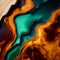 Wood slab with epoxy resin surface abstract background.