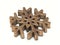 Wood snowflake symbol