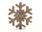 Wood snowflake symbol