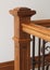 Wood stairs newel handrail staircase home interior classic victorian style